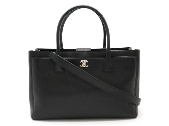 Chanel Executive Line Coco Mark Tote Bag Schwarz - Ansicht 2