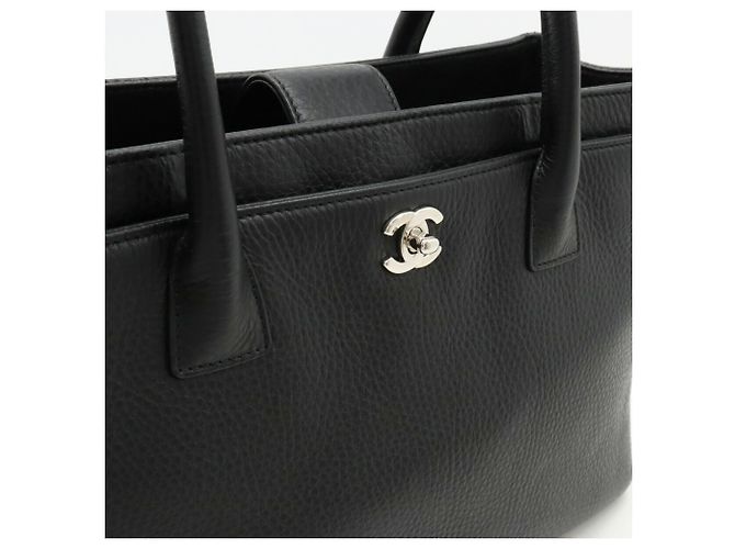 Chanel Executive Line Coco Mark Tote Bag Schwarz - Ansicht 7