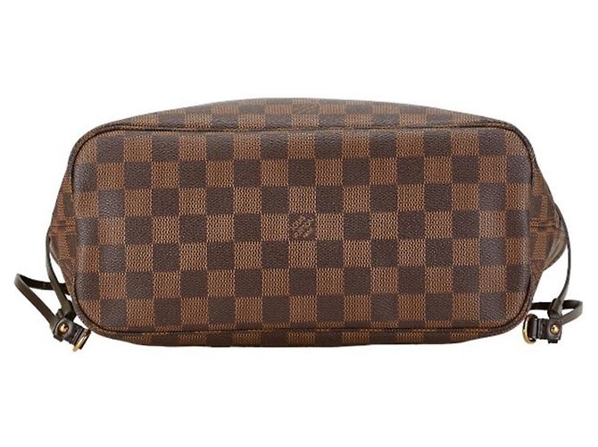 Borsa Louis Vuitton Damier Neverfull PM Marrone - vista 4