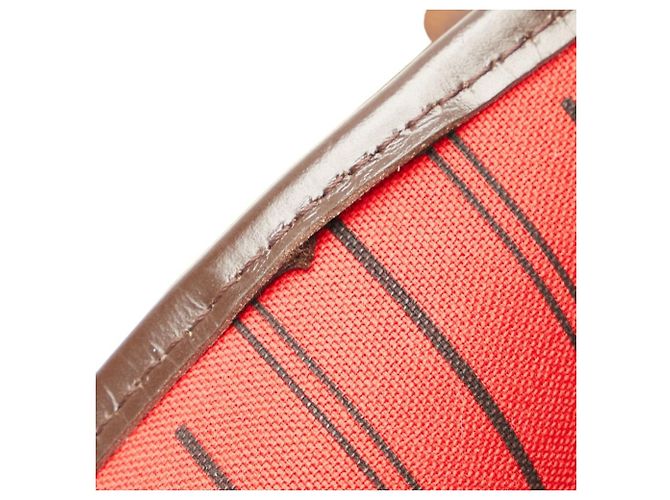 Borsa Louis Vuitton Damier Neverfull PM Marrone - vista 5