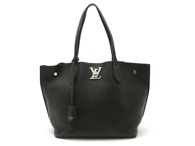 Twist Borsa Tote Lock Me Go di Louis Vuitton Nero - vista 2