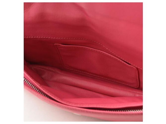 Borsa Clutch Loewe Second Pouch in Fucsia Rosa - vista 12