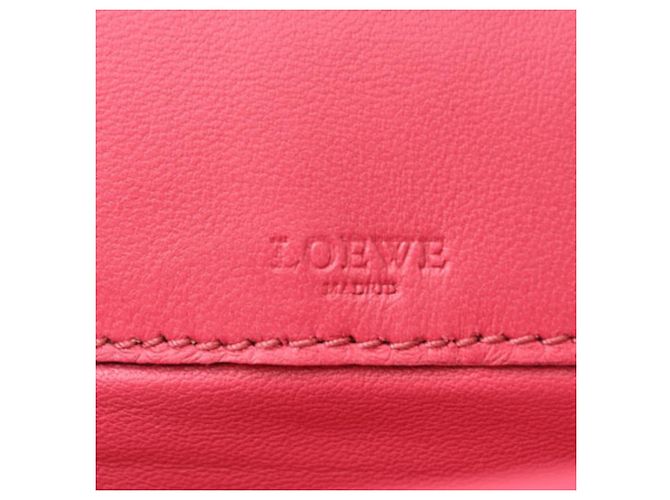 Borsa Clutch Loewe Second Pouch in Fucsia Rosa - vista 7