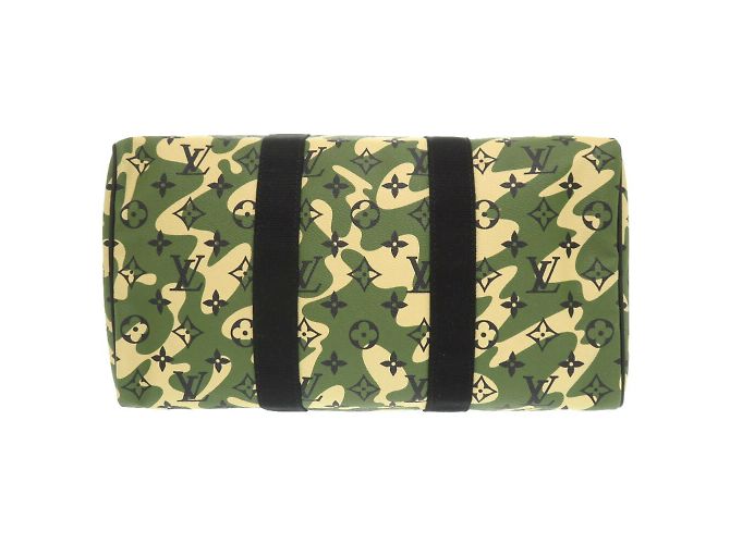 Borsa Boston Monogram Speedy 35 di Louis Vuitton Verde - vista 4