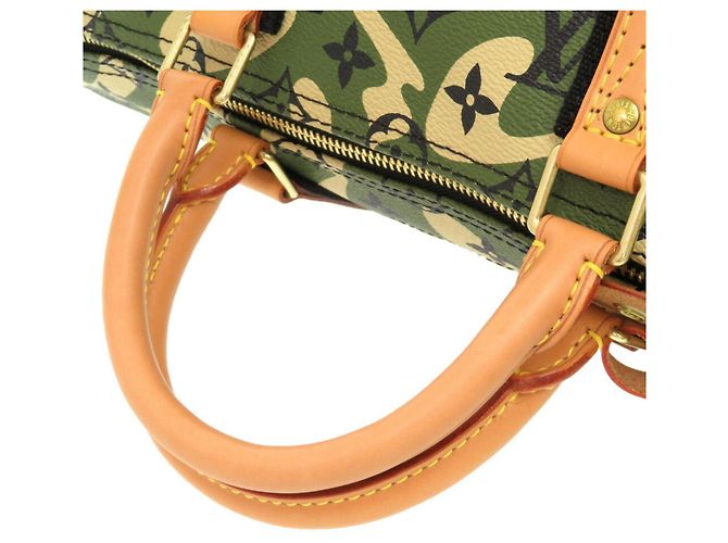 Borsa Boston Monogram Speedy 35 di Louis Vuitton Verde - vista 6