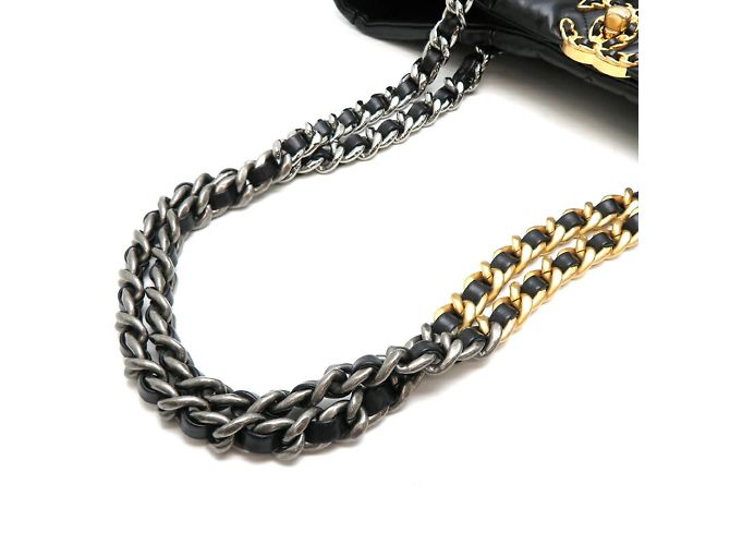 Borsa Tote Chanel 19 Chain per donne Nero - vista 5