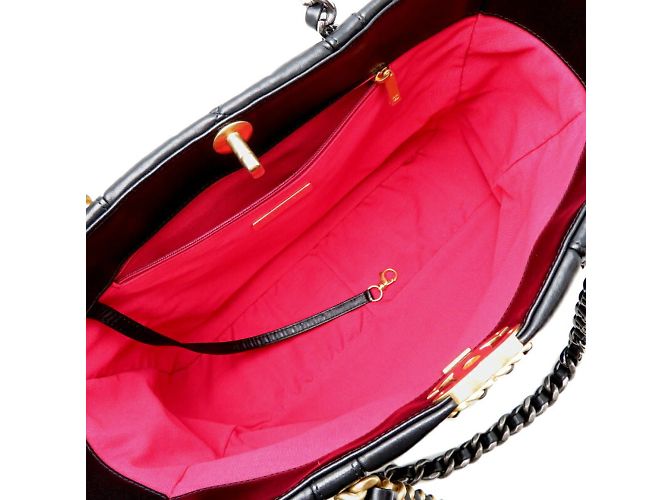Borsa Tote Chanel 19 Chain per donne Nero - vista 6