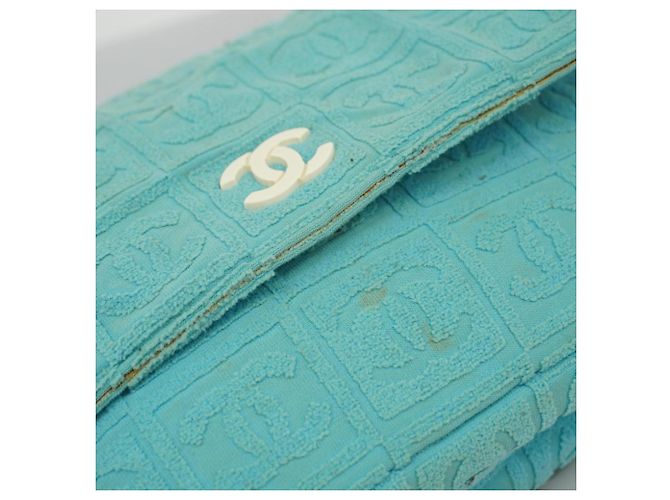 Borsa a Spalla Chanel Azzurra Blu chiaro - vista 11