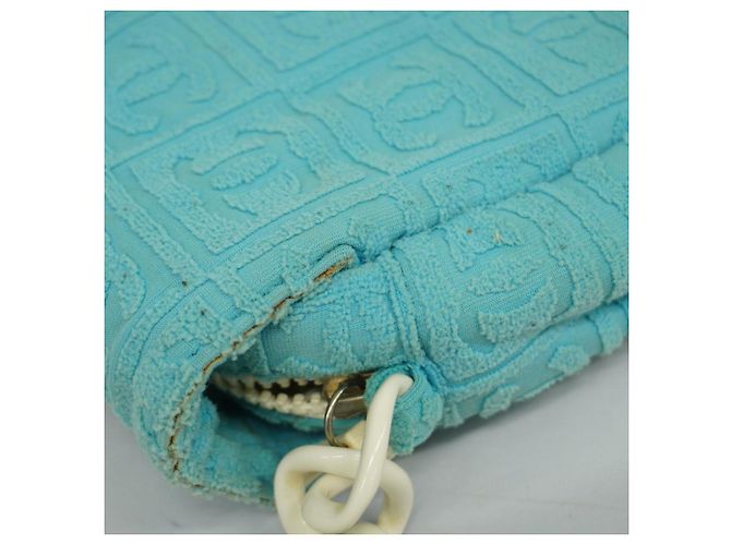Borsa a Spalla Chanel Azzurra Blu chiaro - vista 14