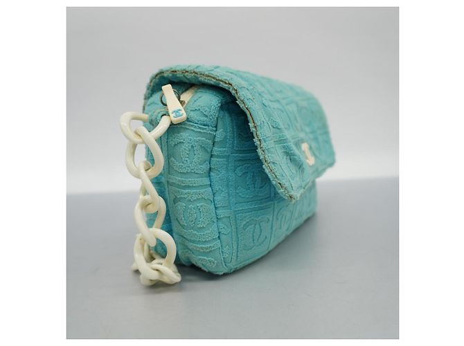 Borsa a Spalla Chanel Azzurra Blu chiaro - vista 2