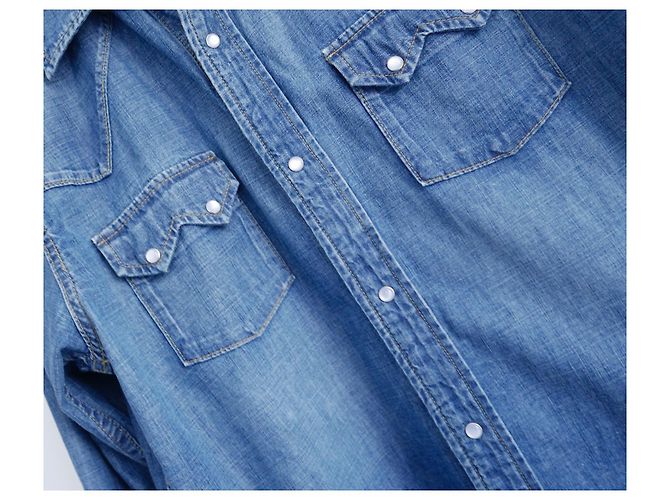 Camicia Western in denim Re/Done - vista 2