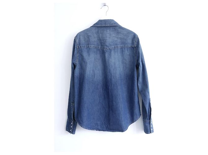 Camicia Western in denim Re/Done - vista 3