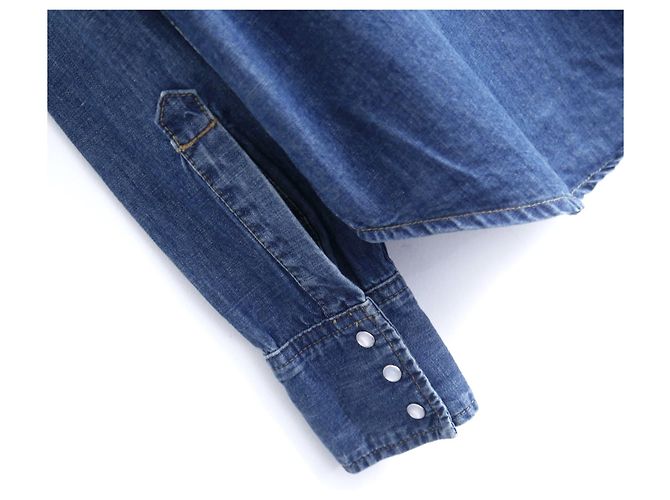 Camicia Western in denim Re/Done - vista 4