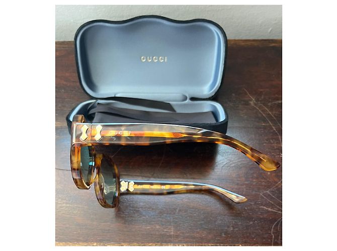 Gafas de sol Gucci unisex Marrón claro - vista 3