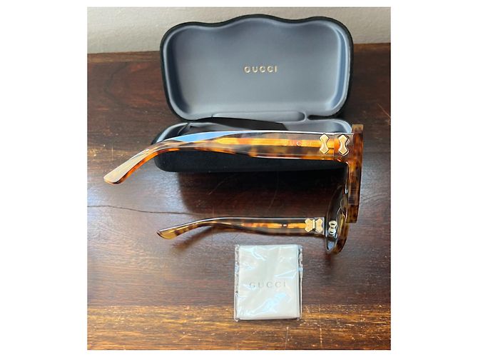 Gafas de sol Gucci unisex Marrón claro - vista 6