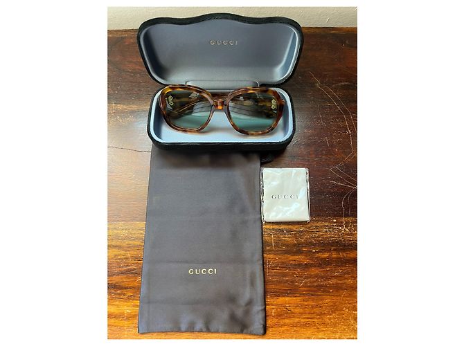 Gafas de sol Gucci unisex Marrón claro - vista 8