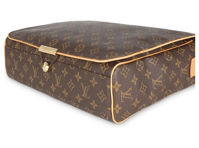 Borsa Messenger Abbesses in Tela Monogramma Louis Vuitton Marrone - vista 6