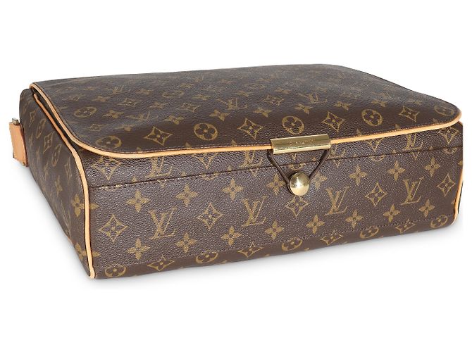 Borsa Messenger Abbesses in Tela Monogramma Louis Vuitton Marrone - vista 7