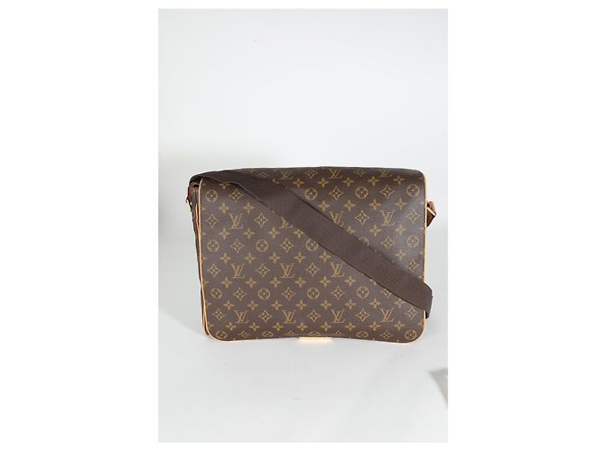 Borsa Messenger Abbesses in Tela Monogramma Louis Vuitton Marrone - vista 8