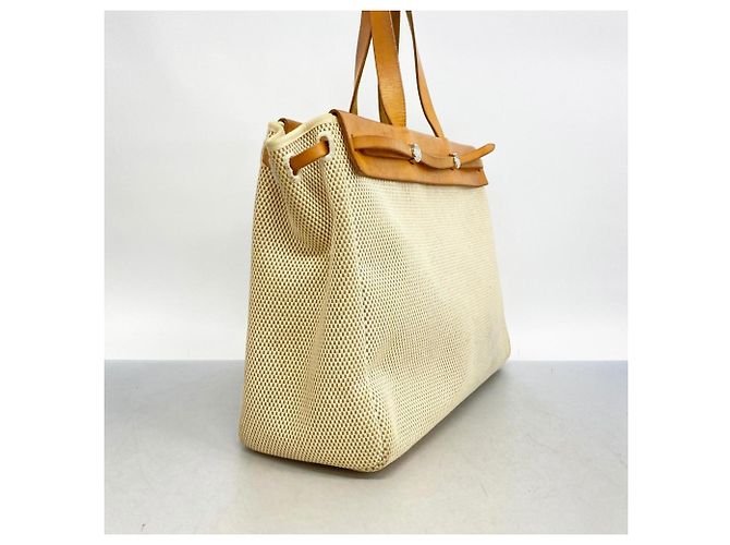 Hermès Herbag Bege - vista 4
