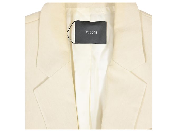 Blazer Joseph Julia em linho ecru Branco - vista 5