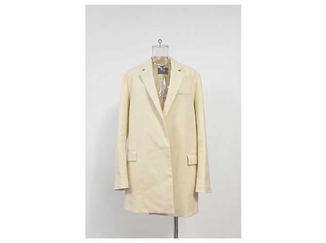 Blazer Joseph Julia em linho ecru Branco - vista 6