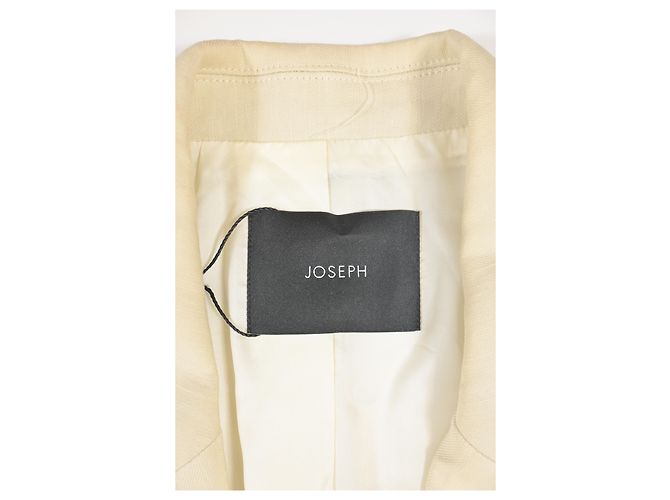 Blazer Joseph Julia em linho ecru Branco - vista 9
