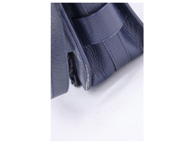 Borsa a tracolla classica PS11 di Proenza Schouler in pelle blu navy - vista 10