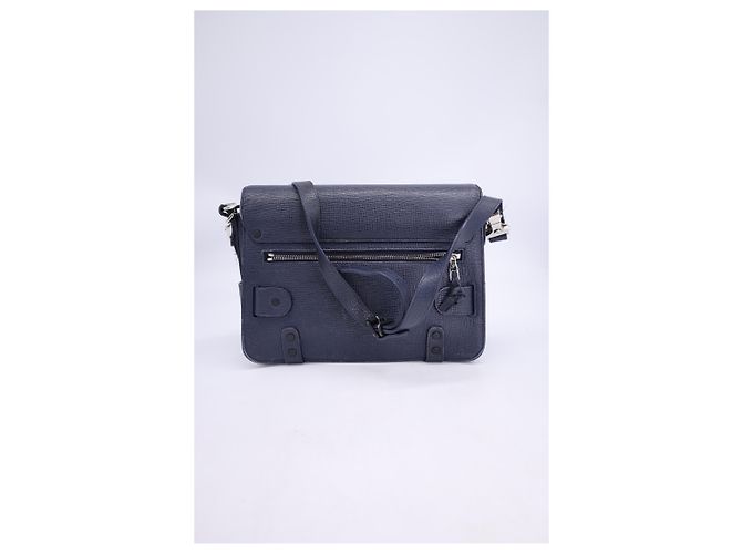 Borsa a tracolla classica PS11 di Proenza Schouler in pelle blu navy - vista 11