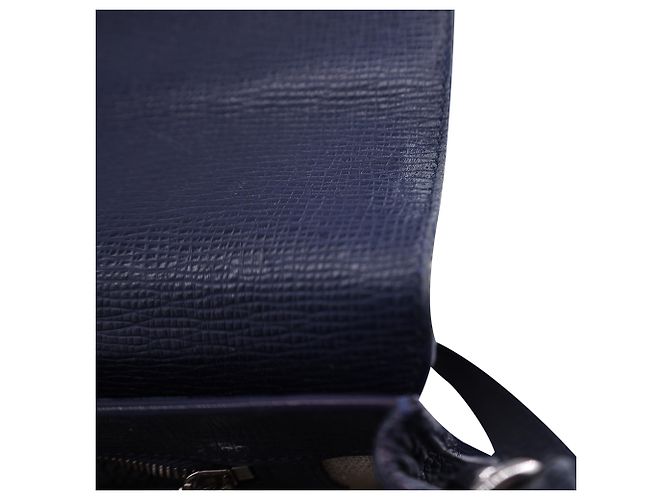 Borsa a tracolla classica PS11 di Proenza Schouler in pelle blu navy - vista 7