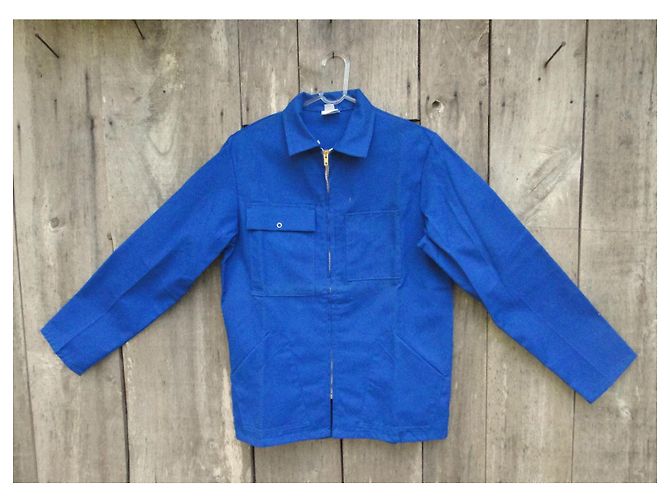 Autre Marque Kidur Blue Cotton Work Jacket - view 2