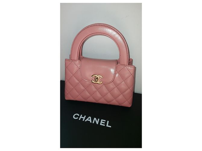 Girl Chanel Kelly Nano Tasche Rosa Leder Pink - Ansicht 5