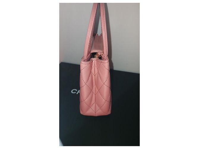 Girl Chanel Kelly Nano Tasche Rosa Leder Pink - Ansicht 6