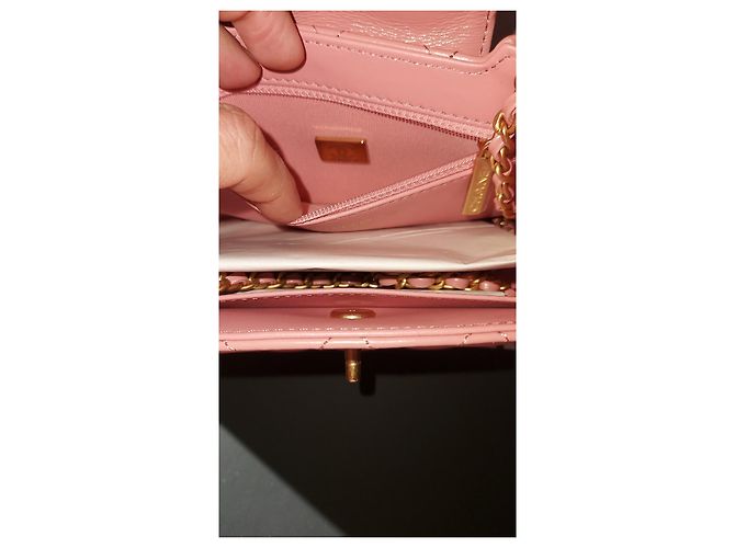 Girl Chanel Kelly Nano Tasche Rosa Leder Pink - Ansicht 8