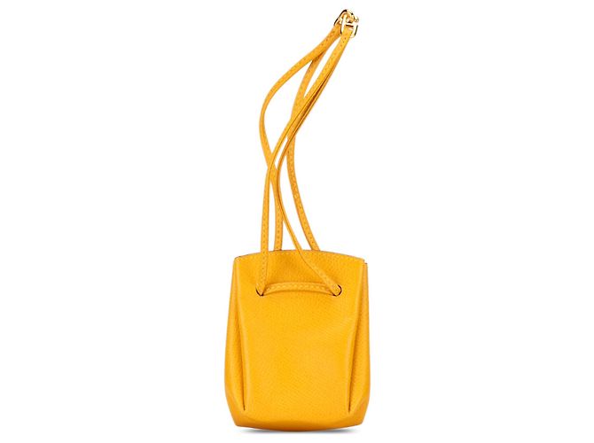 Pochette Vespa Courchevel Gialla Hermès Giallo - vista 3