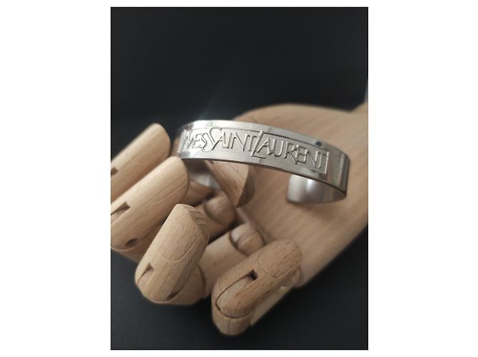 Bracciale rigido in argento Yves Saint Laurent - vista 2
