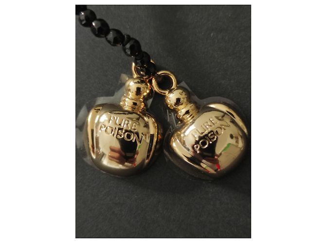 Christian Dior Collana Sautoir Pure Poison in Cristallo Nero - vista 7