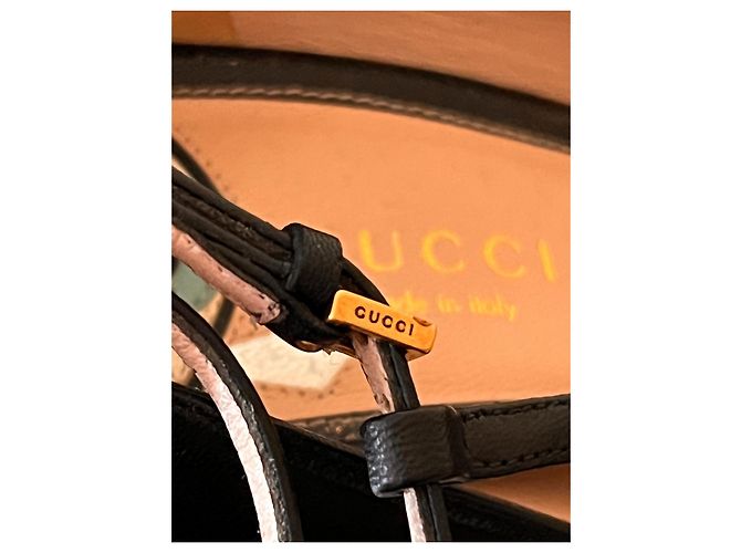 Décolleté Gucci in pelle nera taglia 37 Nero - vista 4
