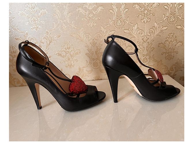 Décolleté Gucci in pelle nera taglia 37 Nero - vista 7