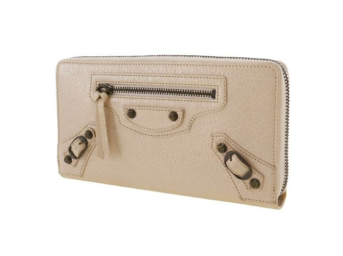 Everyday Cartera larga continental clásica Balenciaga Rosa Beige - vista 2