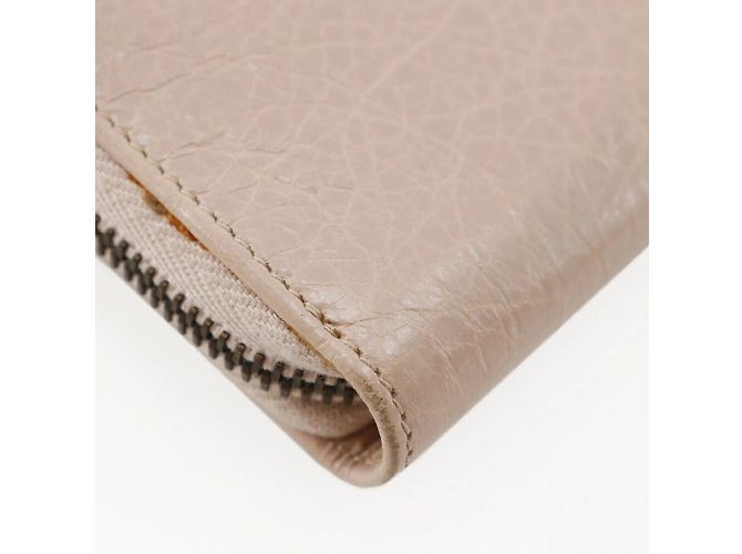 Everyday Cartera larga continental clásica Balenciaga Rosa Beige - vista 4