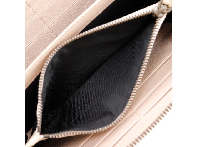 Everyday Cartera larga continental clásica Balenciaga Rosa Beige - vista 7