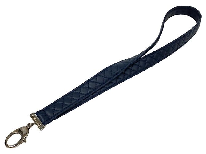 Accesorio de cuello Chanel con la marca Coco Azul marino - vista 2