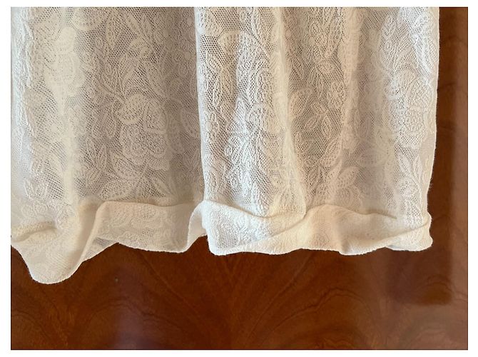 Top de encaje Louis Vuitton crema - vista 6