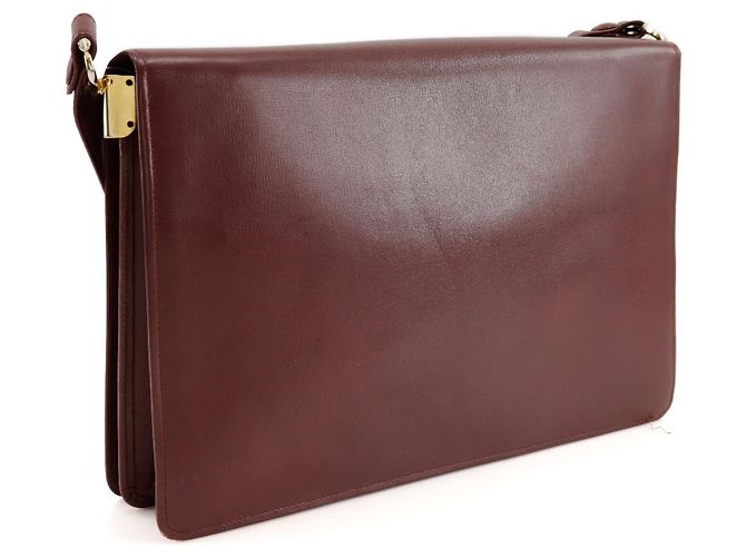Borsa a spalla Cartier Must Line Bordò - vista 3
