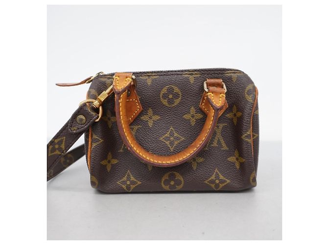 Borsa a mano Speedy Monogram Louis Vuitton Marrone Monogramma - vista 16