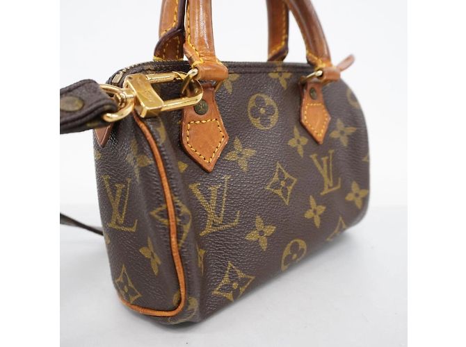 Borsa a mano Speedy Monogram Louis Vuitton Marrone Monogramma - vista 2