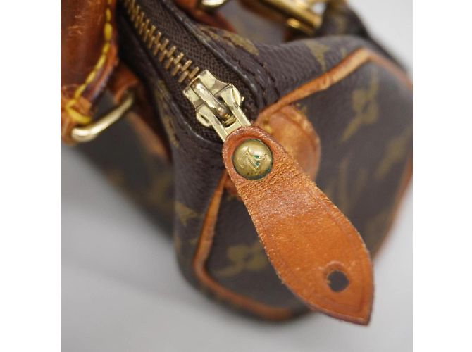 Borsa a mano Speedy Monogram Louis Vuitton Marrone Monogramma - vista 9