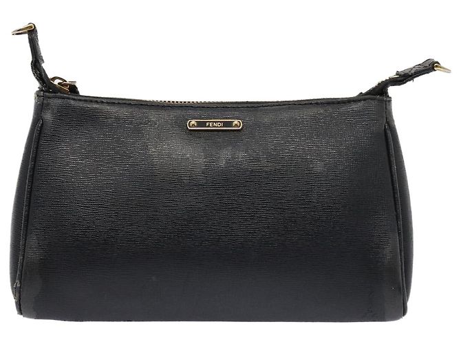 Borsa a Spalla FENDI in Pelle Blu Navy Auth 80189 - vista 2