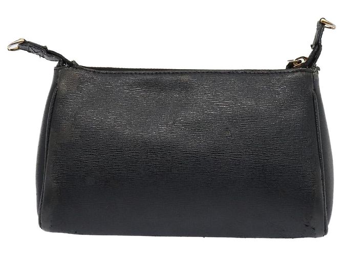 Borsa a Spalla FENDI in Pelle Blu Navy Auth 80189 - vista 3